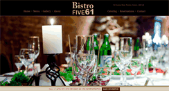 Desktop Screenshot of bistrofive61.com